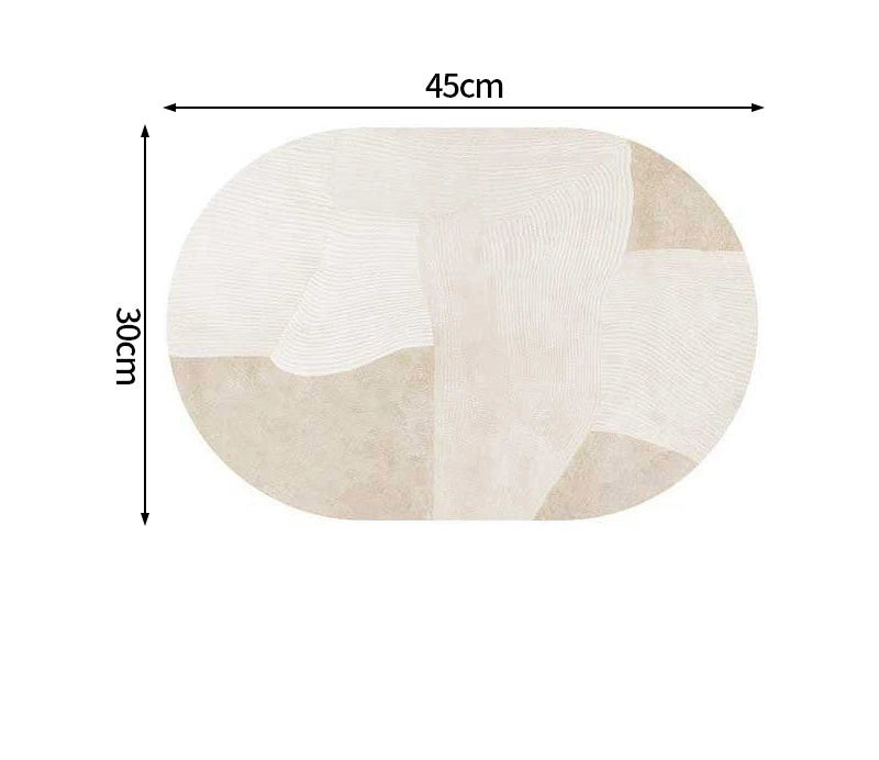 Sets de Table Ovales en Similicuir – Imperméables & Antitaches | Décoration de Table pour Cuisine & Salle à Manger