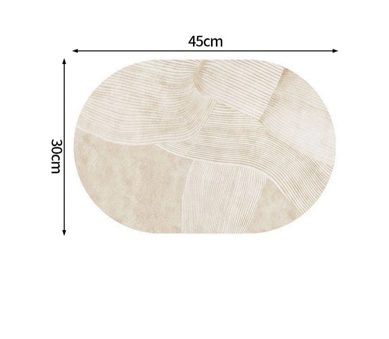 Sets de Table Ovales en Similicuir – Imperméables & Antitaches | Décoration de Table pour Cuisine & Salle à Manger