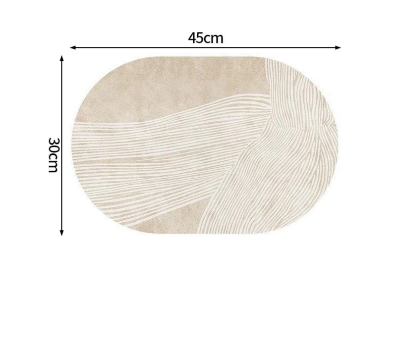 Sets de Table Ovales en Similicuir – Imperméables & Antitaches | Décoration de Table pour Cuisine & Salle à Manger