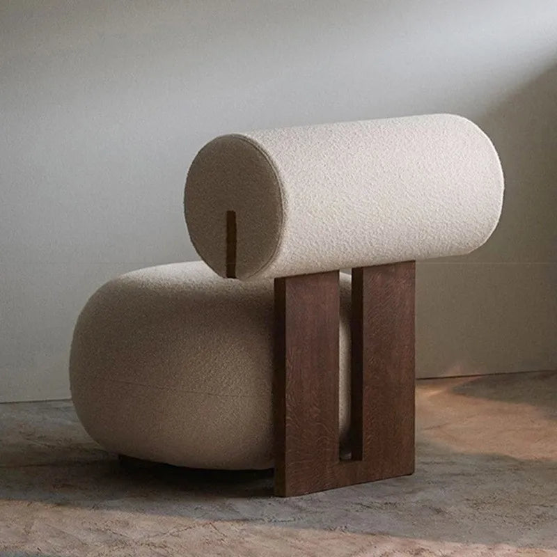 Fauteuil Nordique en Bois Massif – Élégance Luxe et Confort Personnalisable
