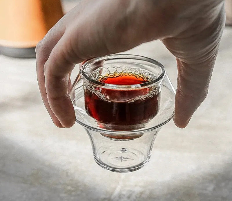 Mug en Verre Double Paroi Transparent – Tasse en Verre Borosilicate pour Café, Thé, Latte | Accessoire de Cuisine et Bar Design
