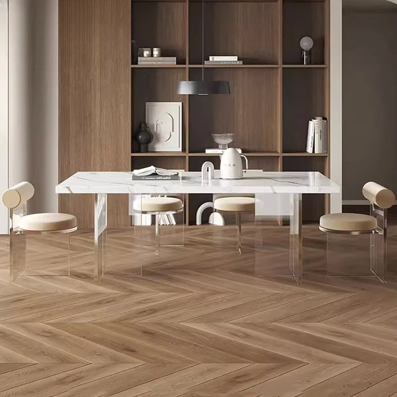 Chaises transparentes en acrylique – Design minimaliste pour coiffeuse, salle à manger, salon, café ou événements – Style moderne et élégant