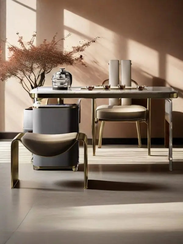 Tabouret d’entrée style luxe léger – Tabouret à chaussures pour chambre, salon ou coiffeuse – Pratique et élégant pour le foyer