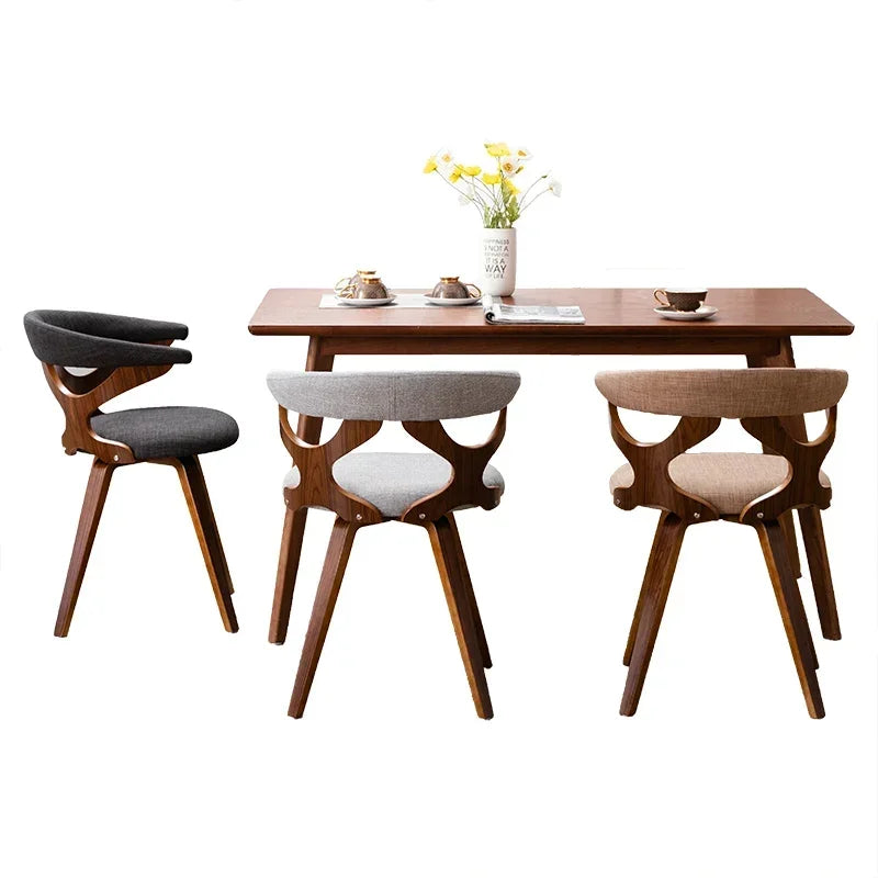 Chaise de Salle à Manger en Bois Massif – Design Moderne pour Bureau & Table à Manger