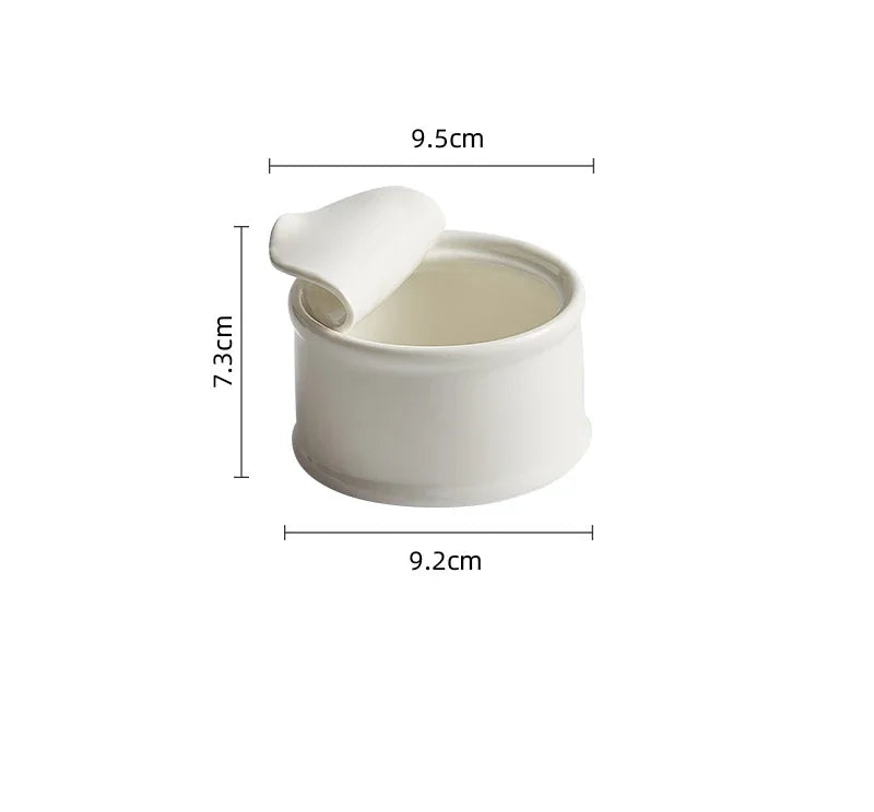 Bol en Céramique en Forme de Boîte – Idéal pour Pudding, Desserts, Sauces & Soupes