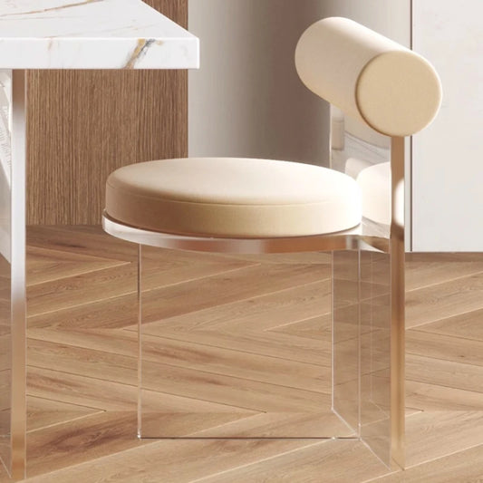 Chaises transparentes en acrylique – Design minimaliste pour coiffeuse, salle à manger, salon, café ou événements – Style moderne et élégant