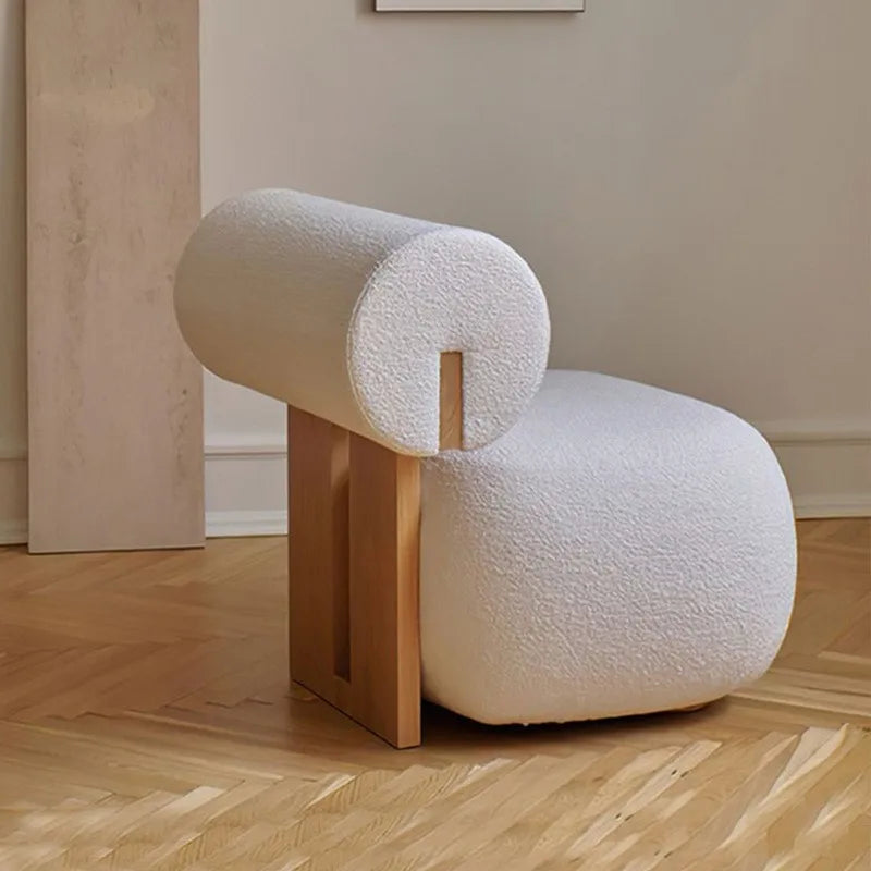 Fauteuil Nordique en Bois Massif – Élégance Luxe et Confort Personnalisable