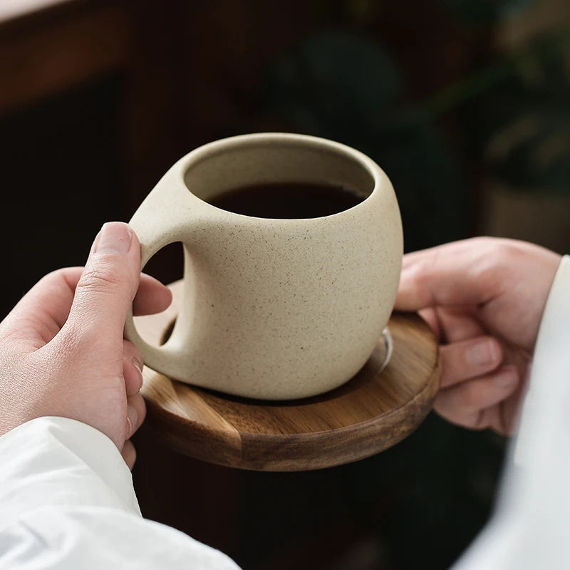 Tasse en céramique vintage - Élégance rétro pour café et thé