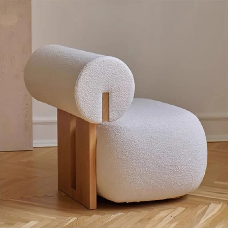 Fauteuil Nordique en Bois Massif – Élégance Luxe et Confort Personnalisable