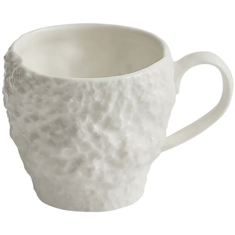 Tasse à Lait en Céramique Motif Marbre – Mug Petit-Déjeuner Créatif avec Anse pour Café, Thé ou Expresso | Style Anglais Élégant