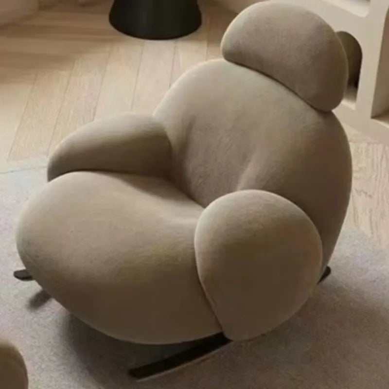 Fauteuil à Bascule Nordique – Design Minimaliste et Confort Douillet