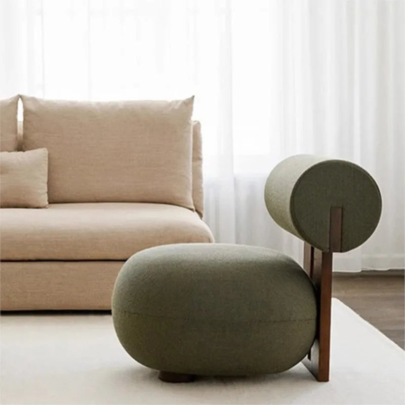 Fauteuil Nordique en Bois Massif – Élégance Luxe et Confort Personnalisable