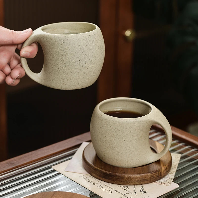 Tasse en céramique vintage - Élégance rétro pour café et thé