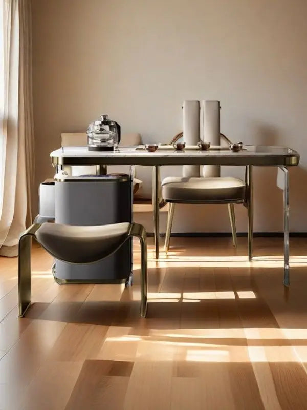 Tabouret d’entrée style luxe léger – Tabouret à chaussures pour chambre, salon ou coiffeuse – Pratique et élégant pour le foyer